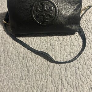 Tory Burch Black Leather Crossbody Bag